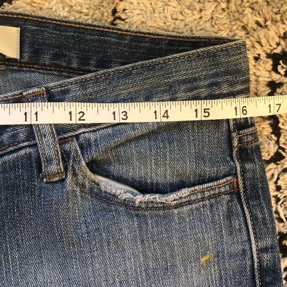 Vintage Y2K Gap Long and Lean Stretch Bootcut Denim Paint Splatter Jeans Sz 8R - Picture 8 of 15